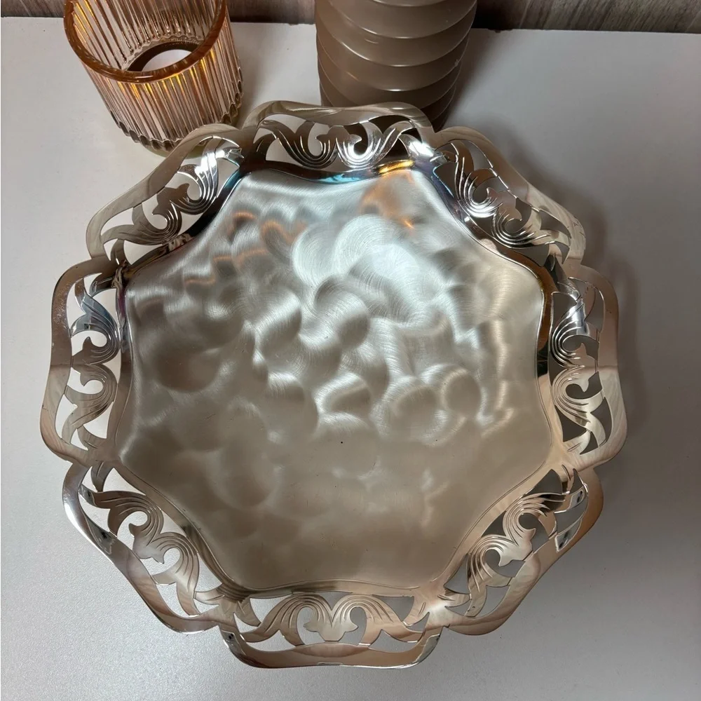 Vintage WMF IKORA Silver Serve-ware Bowl Candy Dish